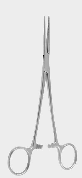 Кровоспинний затискач БІРКЕТ (BIRKETT) для мигдалин, 18,0 см (cm), вигнутий